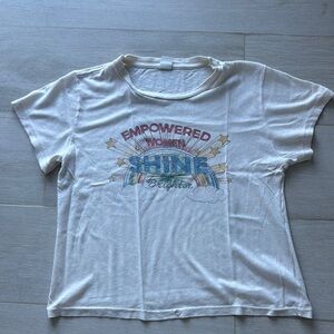 Empowered Women Shine Bright White T-Shirt